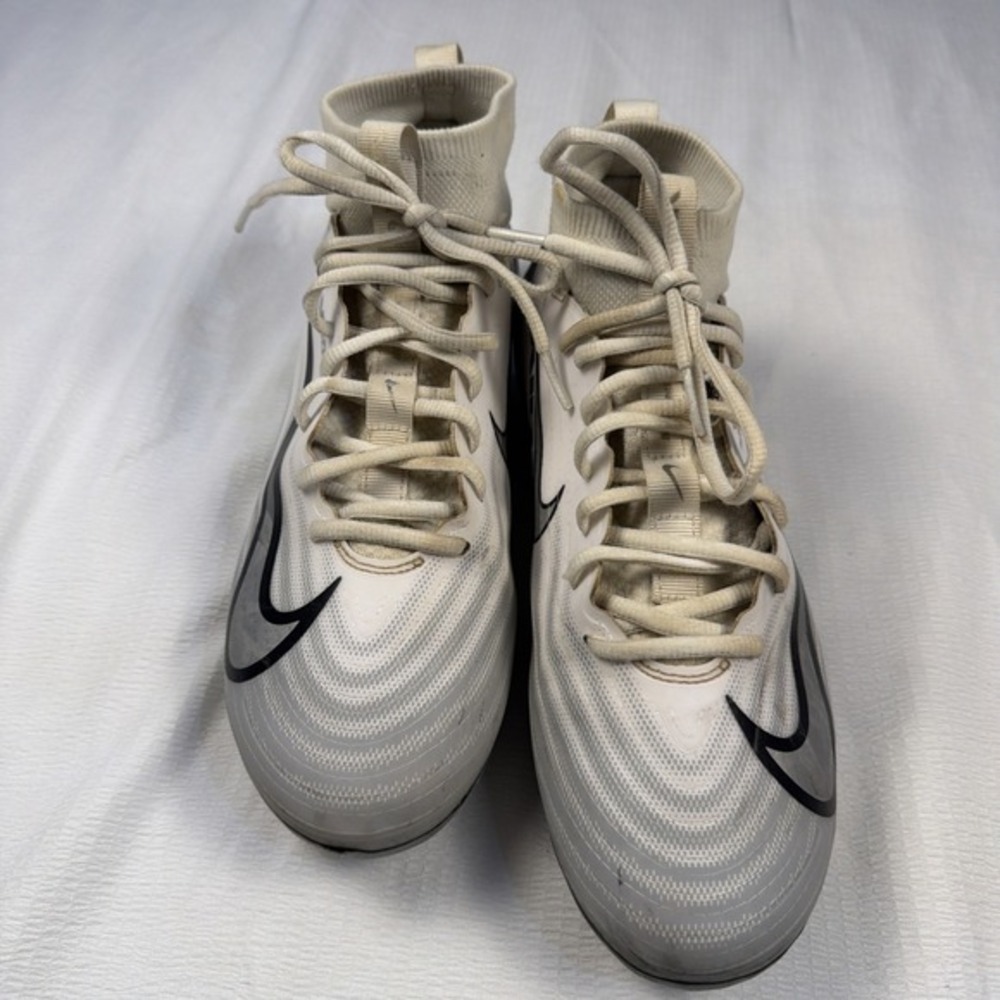 Nike Vapor Speed 3 Men's Football Cleats White Gray Size 8.5 FB3303-100
